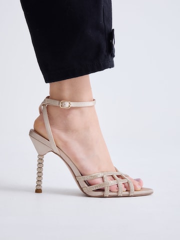 EXE Sandalen met riem 'JOY-959' in Beige