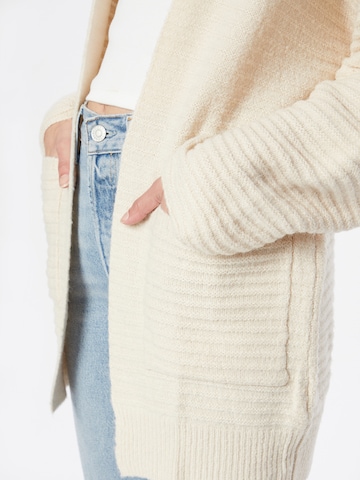 ABOUT YOU Knit Cardigan 'Theodora' in Beige