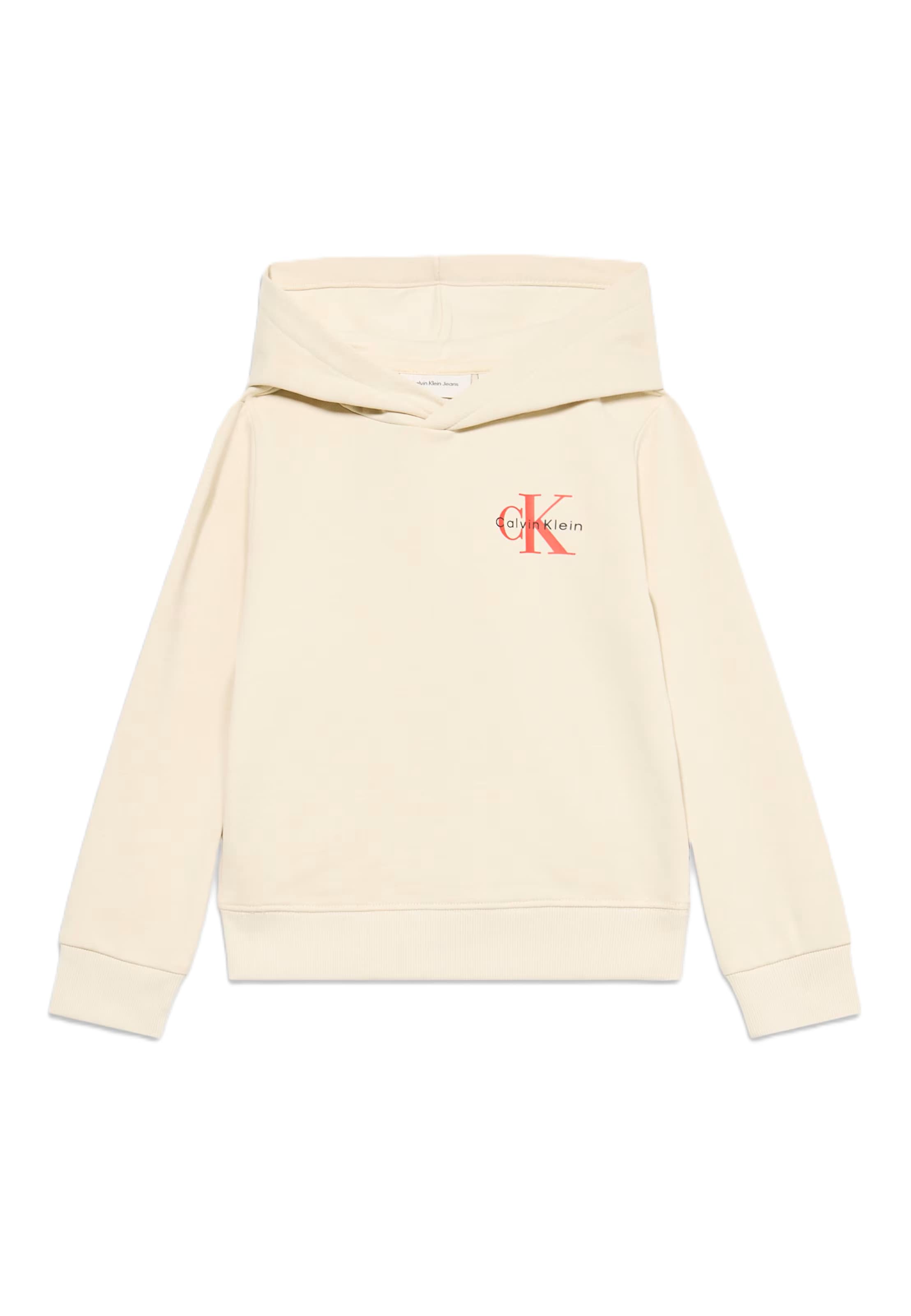 Calvin Klein Jeans Свитшот в Бежевый: спереди