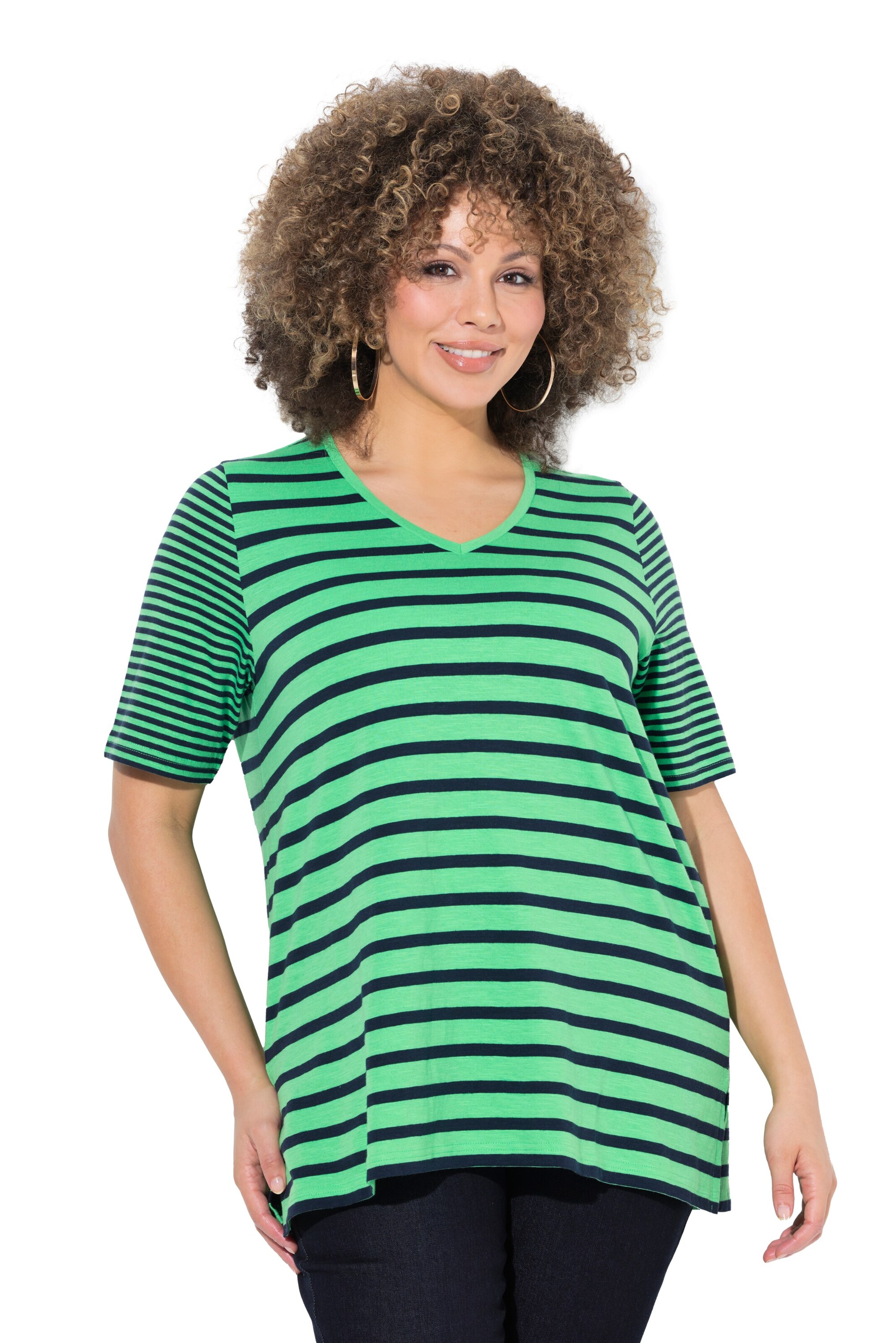 Ulla Popken Koszulka w kolorze zielony: przód