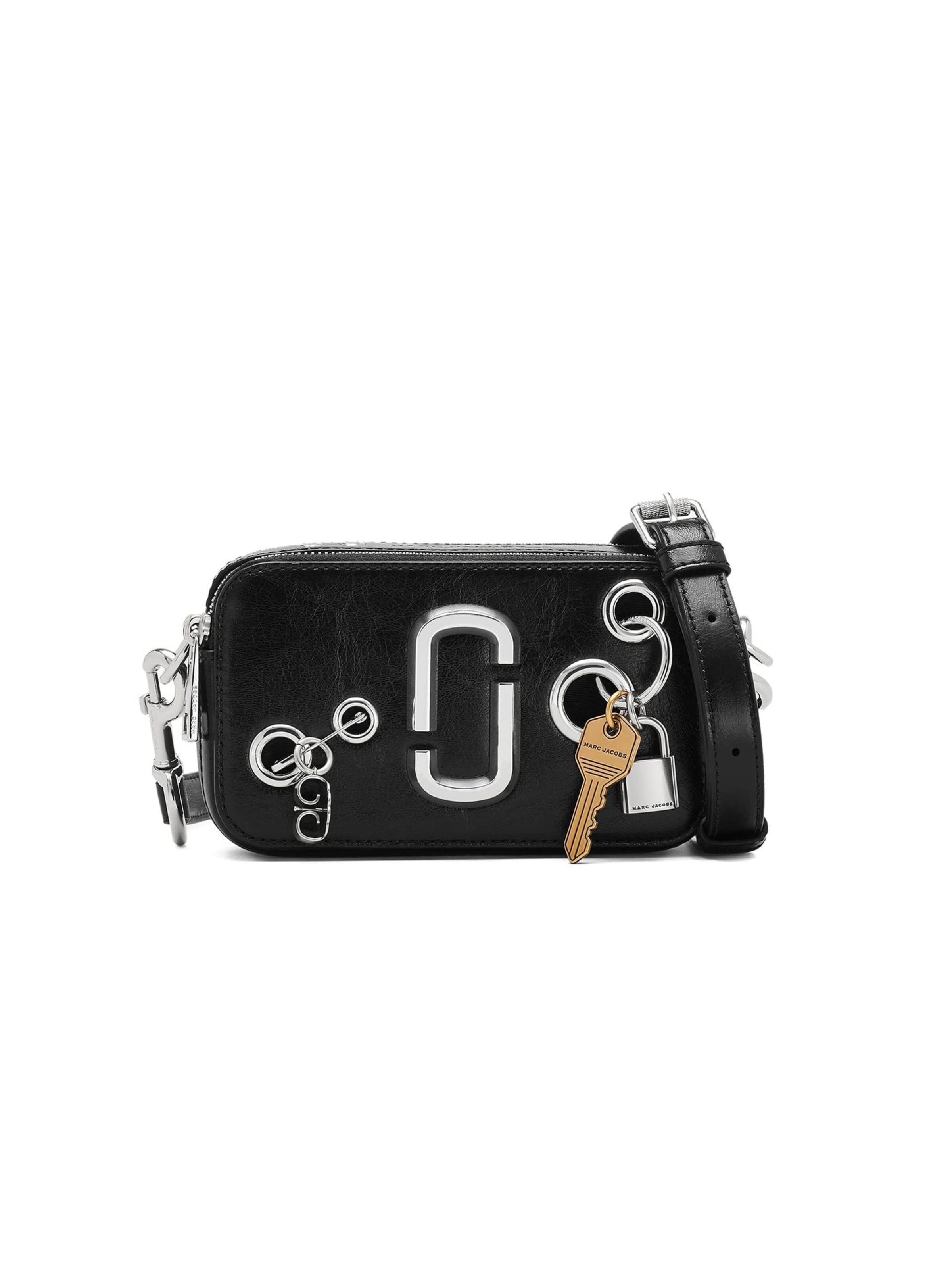 Marc Jacobs - Bolso de mano 'Snapshot' en negro: frente