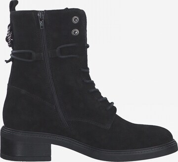 TAMARIS Lace-Up Ankle Boots in Black