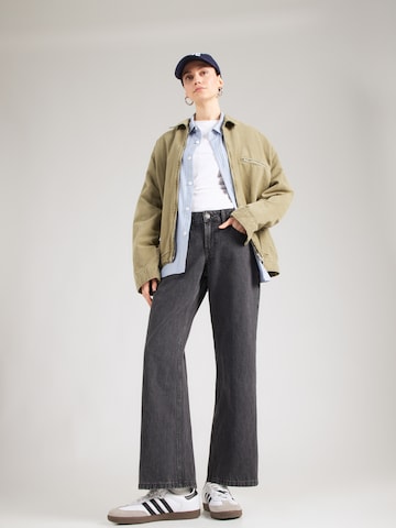 HOLLISTER - Loosefit Vaquero en negro