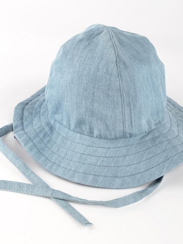 SIGIKID Hat 'Denim Hut Wild Flamingo' in Blue: front