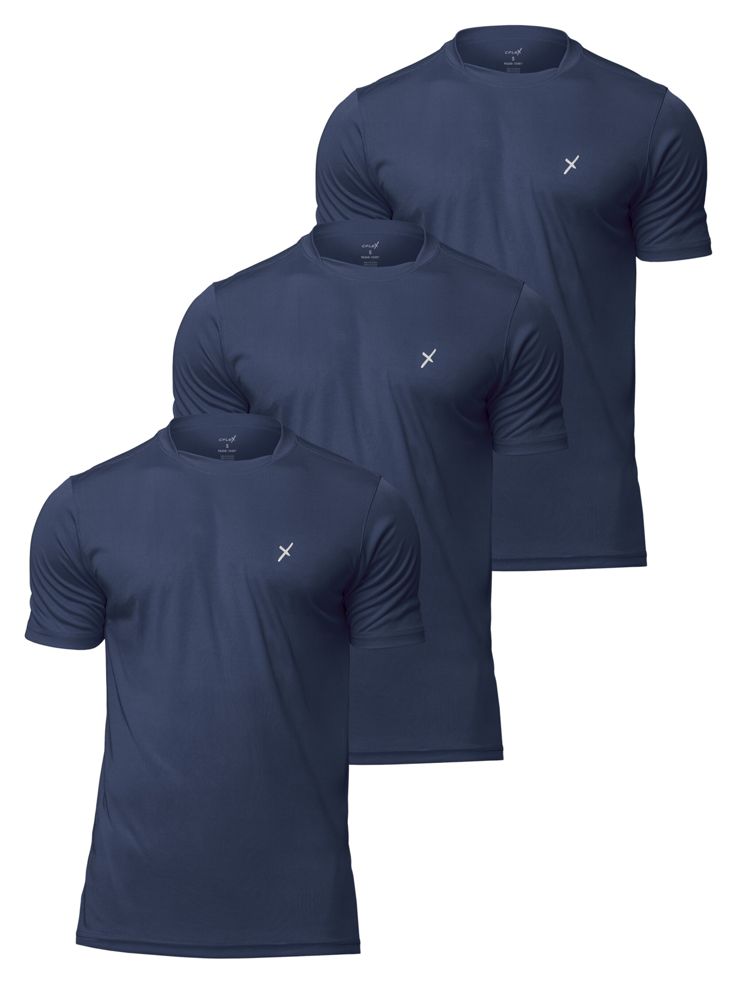 cflex Performance Shirt 'Sportswear Collection Set' in Blue: front