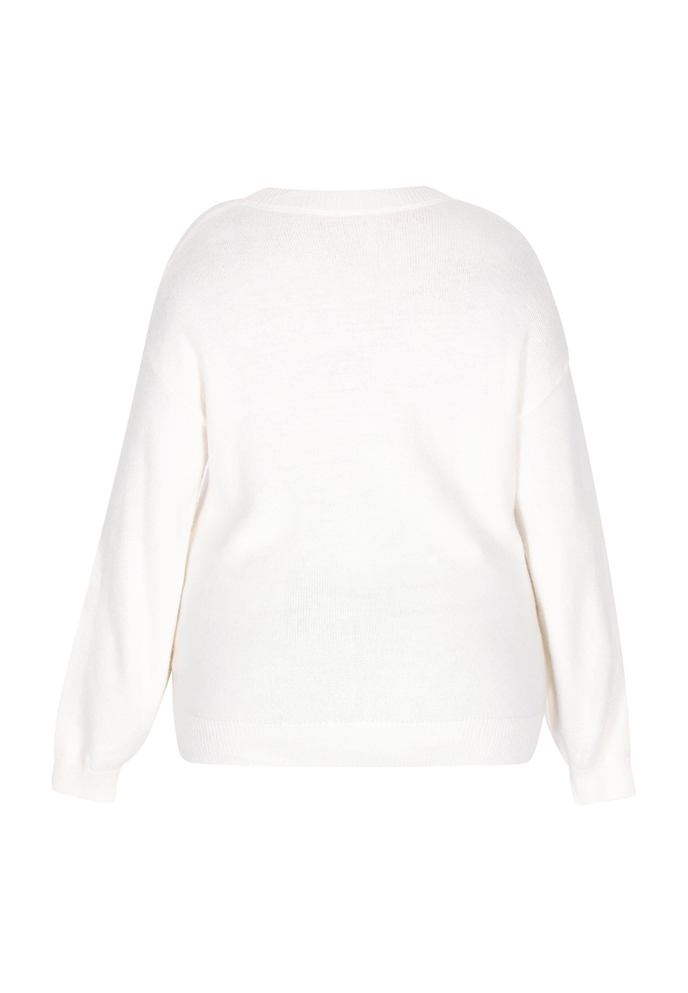 swirly Sweater in White