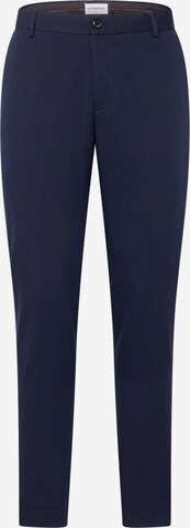 Lindbergh Regular Chino in Blauw: voorkant