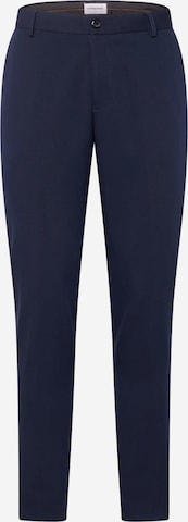 Lindbergh Regular Chino trousers in Blue: front