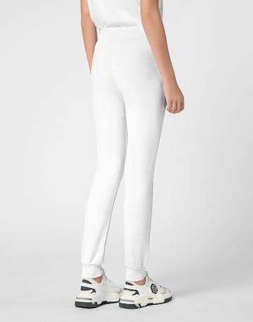 Philipp Plein Tapered Broek in Wit