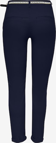 ONLY - Slimfit Pantalón chino 'Biana' en azul