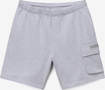 pilka NAPAPIJRI Standartinis Kelnės 'N-BOX LOGO CARGO': priekis
