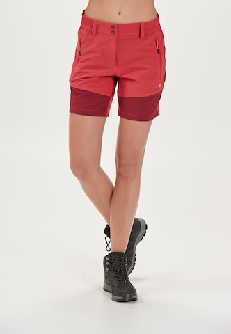 Whistler Regular Workout Pants 'LALA' in Red: front