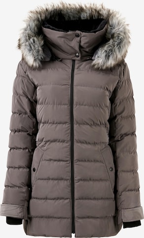 LELA Winter Coat in Grey: front