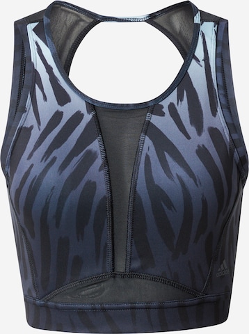 ADIDAS SPORTSWEAR Korzet Športová podprsenka - Modrá: predná strana