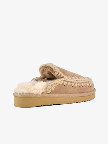 Pantoufle 'Eskimo' MOU en beige