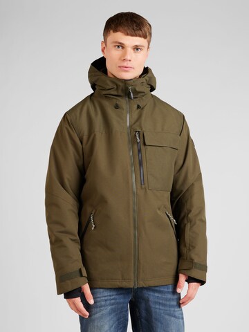 O'NEILL Athletic Jacket 'UTILITY' in Green: front