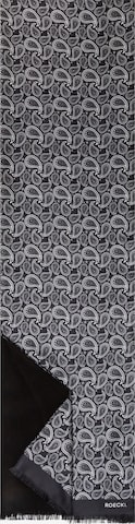 Roeckl Scarf ' PAISLEY PATTERN 27x184 ' in Blue: front