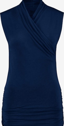 Urban Goddess Yoga & Activewear Sporttop 'Good Karma' in Blau: Vorderseite