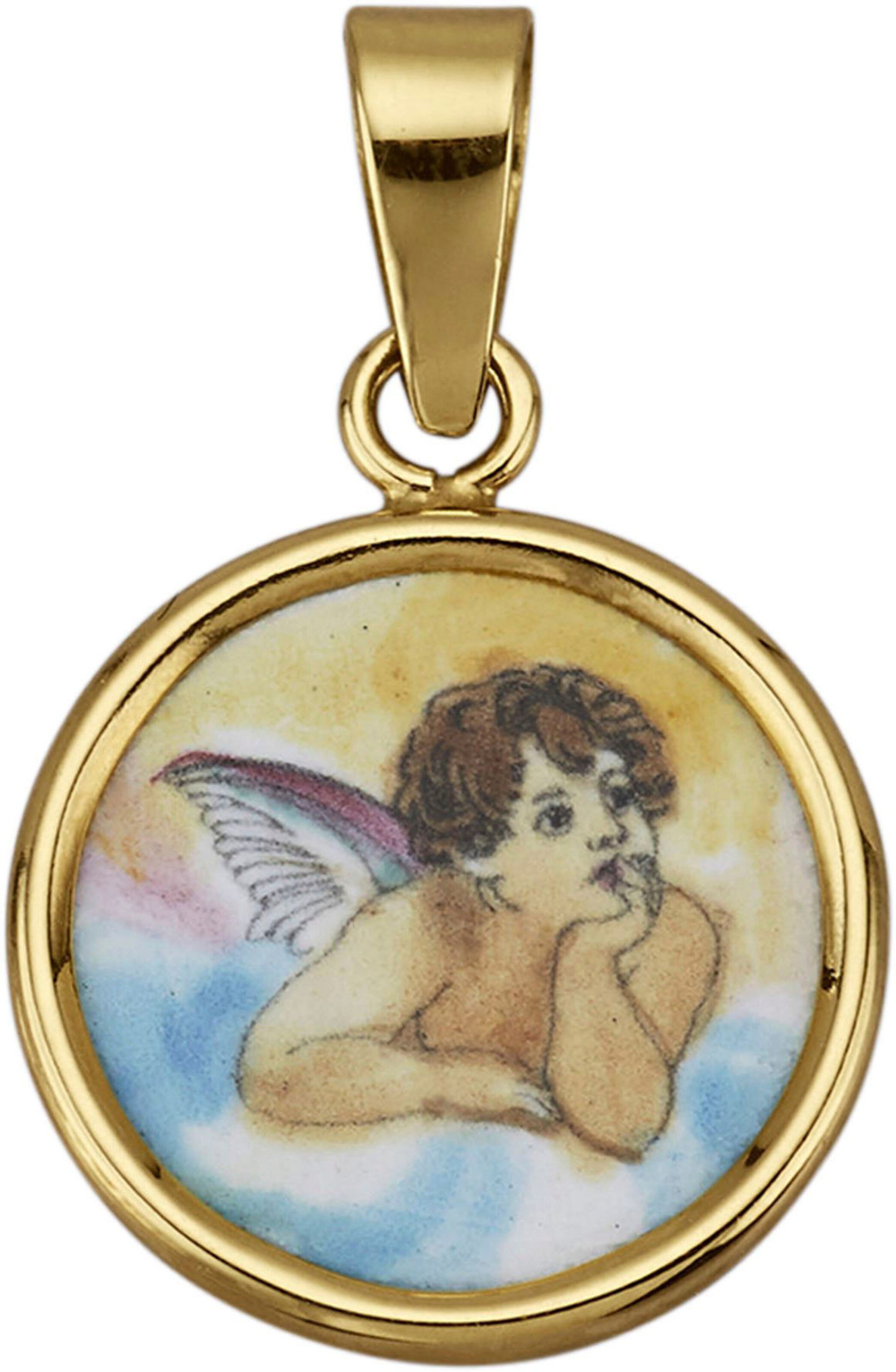 FIRETTI Pendant in Gold: front