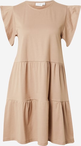 VILA Summer dress 'VISummer' in Beige: front