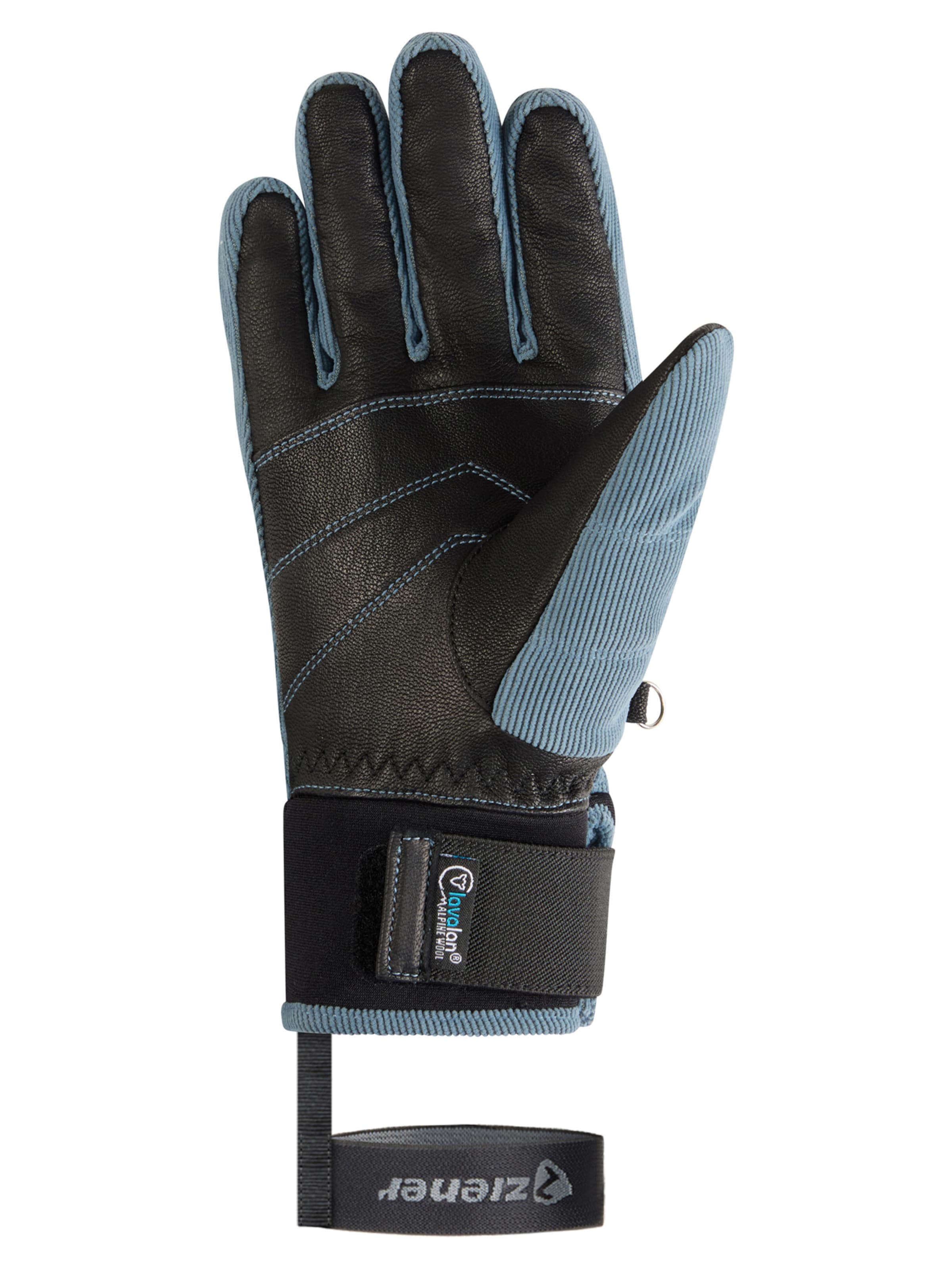ZIENER Athletic Gloves 'Kale' in Blue