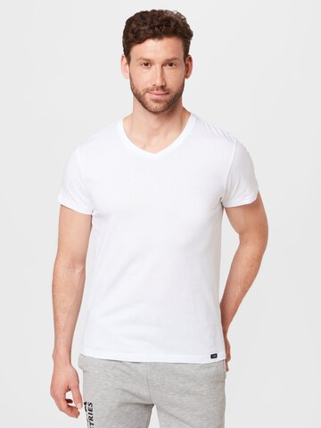 T-Shirt 'TWIN PACK V NECK' Lee en noir : devant