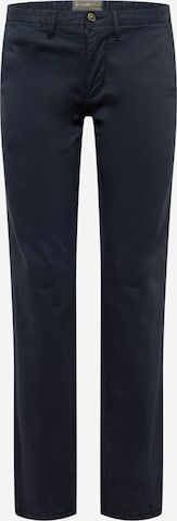 Coupe slim Pantalon chino 'Jasper' REDPOINT en bleu : devant