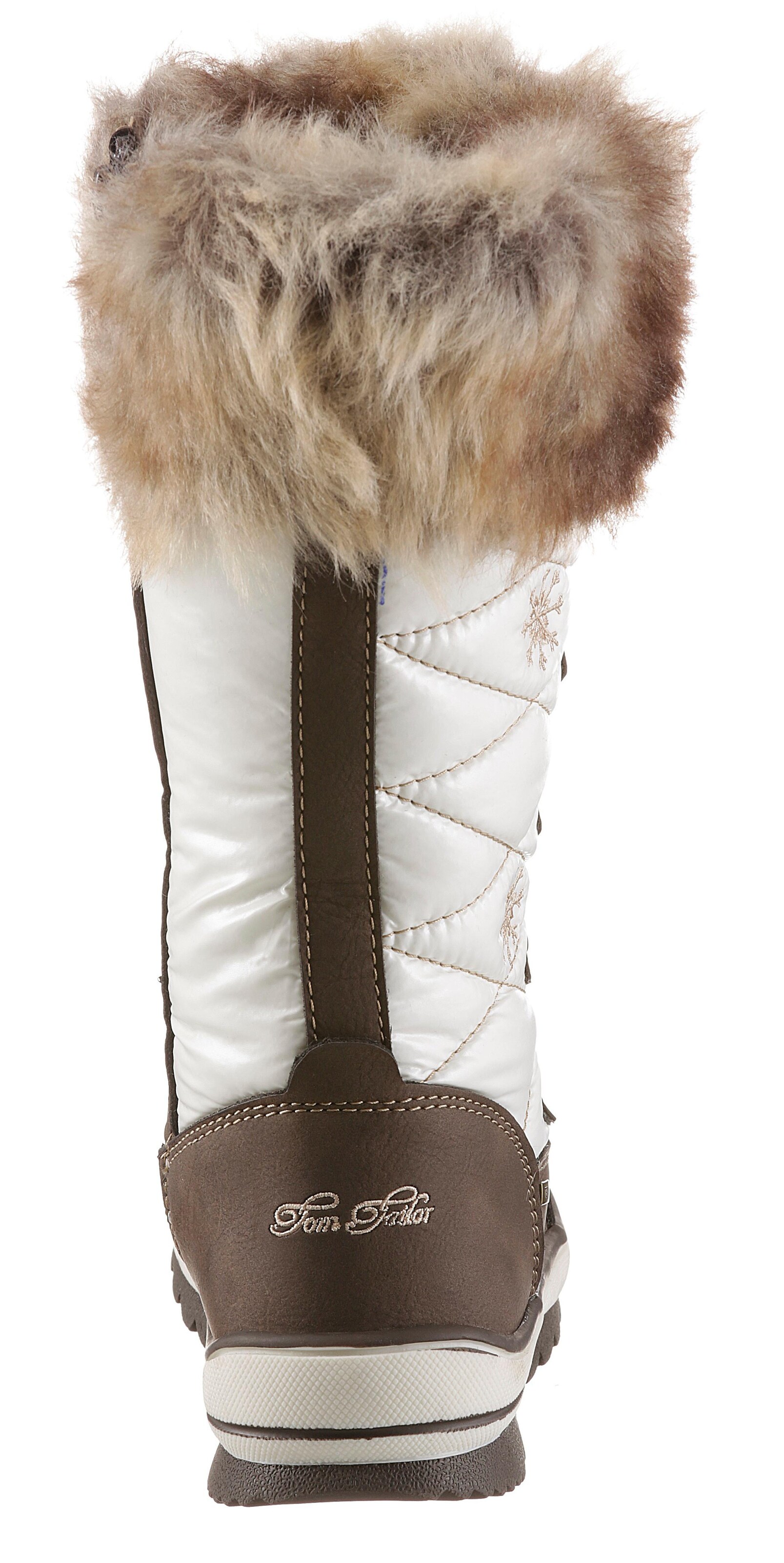 TOM TAILOR Snowboots in Weiß