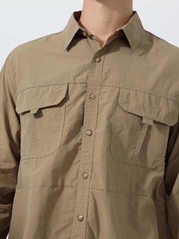 Youthup Regular fit Button Up Shirt in Green