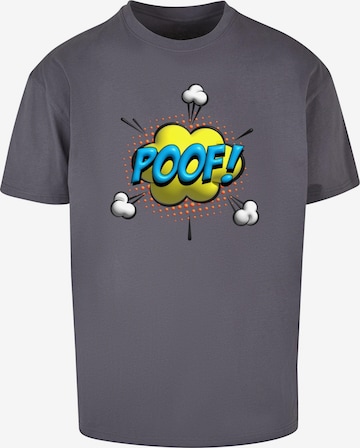T-Shirt 'Poof Comic' Merchcode en gris : devant