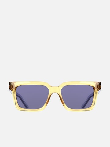 Lunettes de soleil 'Nike NIKE TIDE COSMIC N IU8106X Midnight navy / blue 53/17/145 MAN Sunglasses' NIKE en or : devant