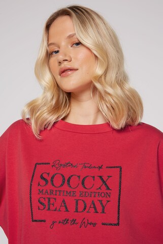 Soccx Sweatshirt in Rot