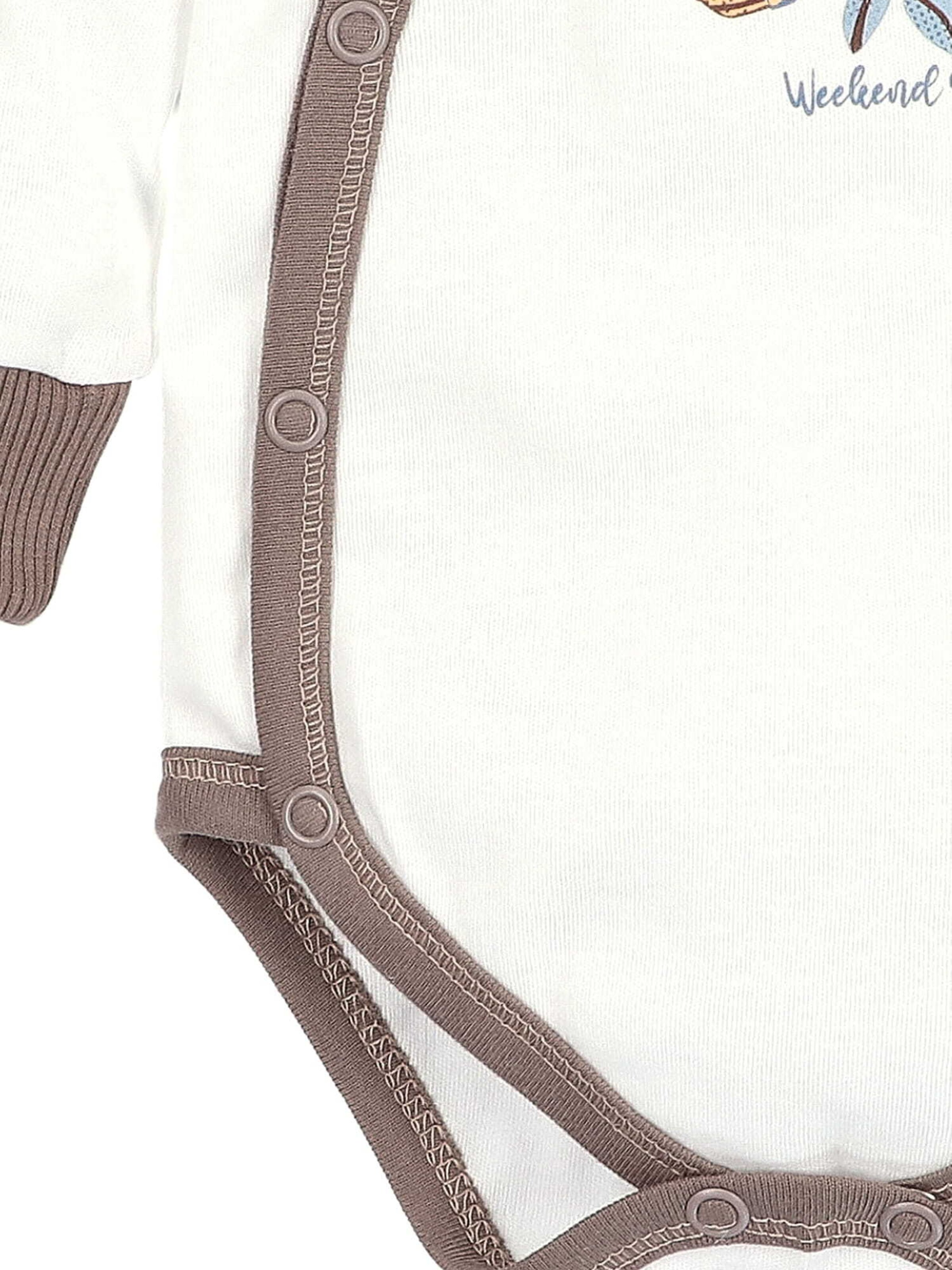 NINI Romper/bodysuit 'Fuchs' in White