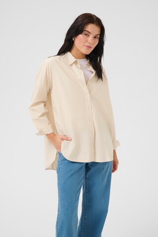 Chemisier 'SunnaMW' My Essential Wardrobe en beige : devant