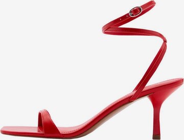 MANGO Strap Sandals 'Pauli' in Red: front