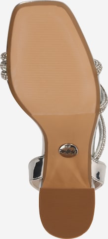 BUFFALO - Sandálias com tiras 'CHARLOTTE' em prata