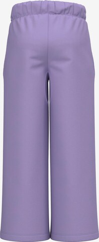 NAME IT Wide leg Trousers 'Vanity' in Purple