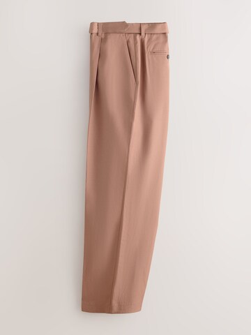Next Loose fit Trousers with creases in Brown