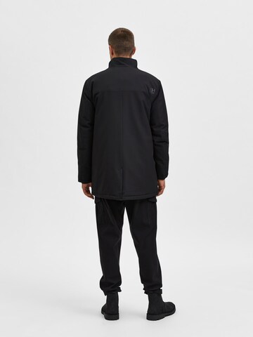 SELECTED HOMME Weatherproof jacket 'Peel' in Black