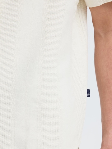 Kronstadt Regular fit Button Up Shirt ' KSGaledale ' in White