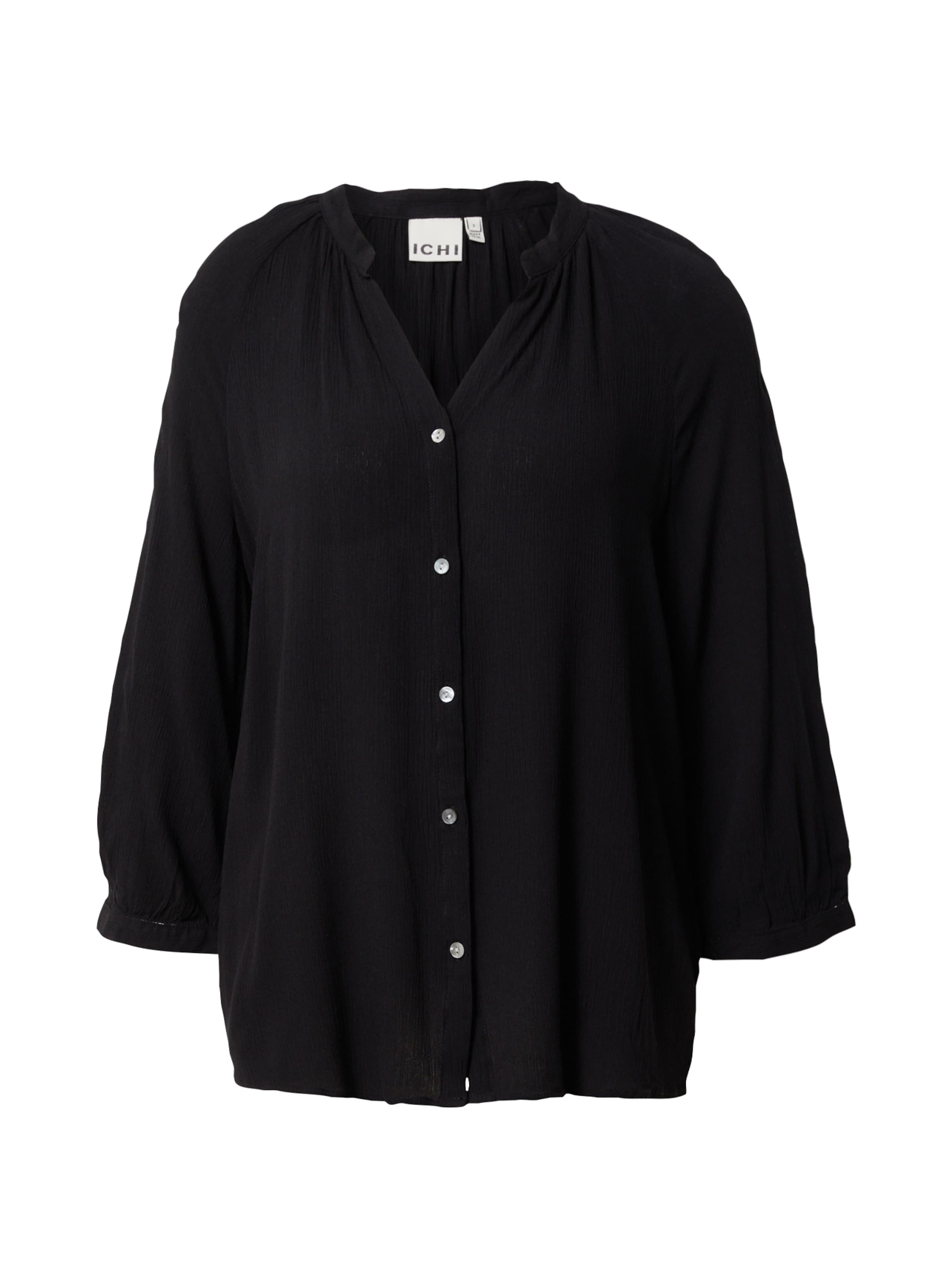 Camicia da donna 'IHMarrakech' di ICHI in nero: frontale