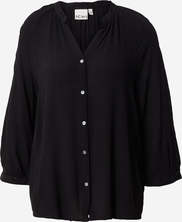 ICHI Blouse 'MARRAKECH' in Zwart: voorkant