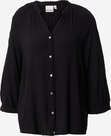 ICHI - Blusa 'MARRAKECH' en negro: frente