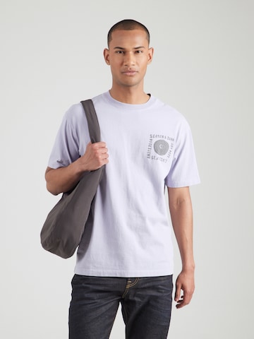 T-Shirt SCOTCH & SODA en violet : devant
