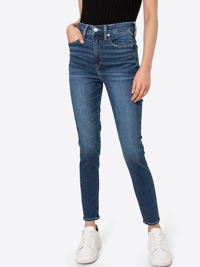 American Eagle Jeggings in de kleur Blauw denim, Modelweergave