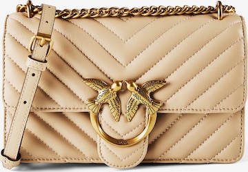 PINKO Schoudertas 'Love One' in Beige: voorkant