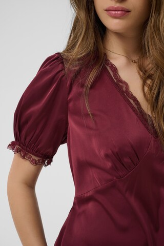 Cream - Camisa 'Almina' em vermelho