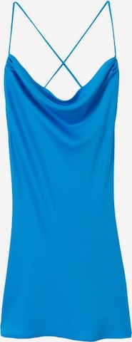 MANGO Cocktailjurk 'Lupe' in Blauw: voorkant