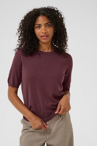 Pull-over 'KALizza' Kaffe en marron : devant
