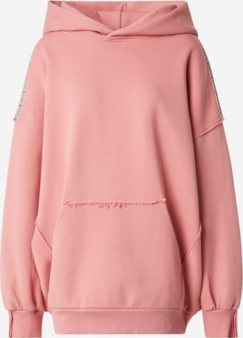 Sweat-shirt Kamila Šikl en rose : devant